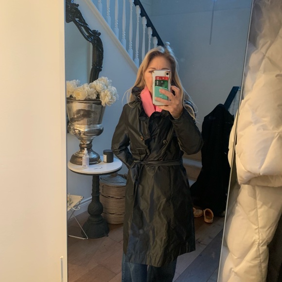 Grey Pink Tartan spring coat - Picture 2 of 3